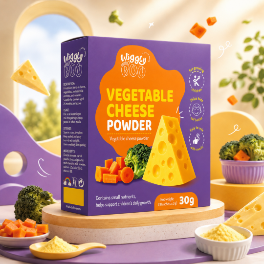 Vegetable & Cheese Baby Rice Seasoning Wiggly Boo