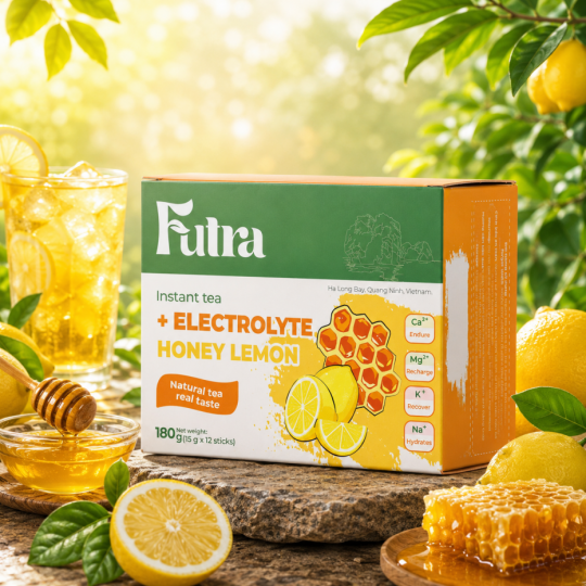 Futra Instant Electrolyte Honey Lemon Tea