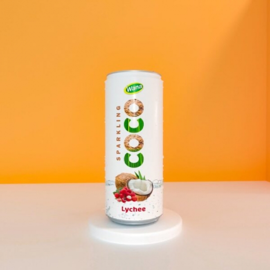 Coconut Drink with Soda and Guava Juice Wana