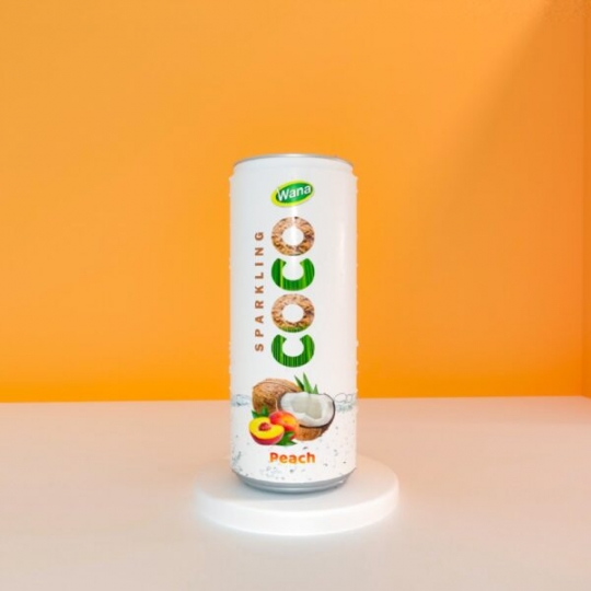 Coconut Drink with Soda and Guava Juice Wana