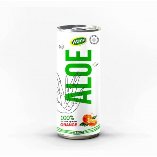 Premium Peach Flavored Aloe Vera Drink Wana