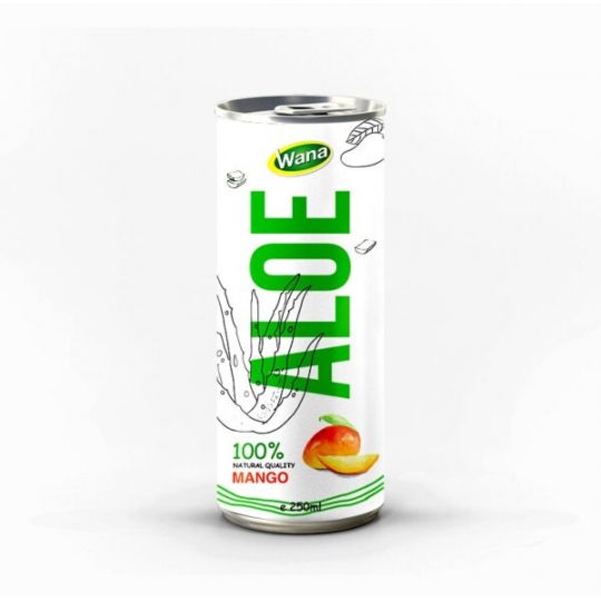 Premium Peach Flavored Aloe Vera Drink Wana
